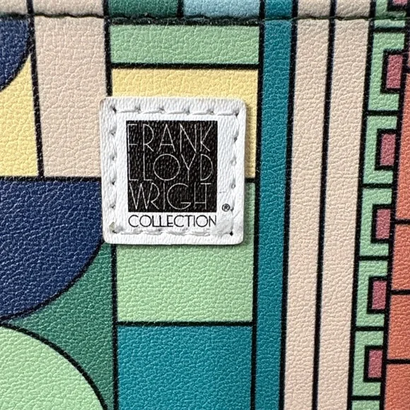 Monarque Frank Lloyd Wright Sagauro Sunrise Faux Leather Crossbody Bag - Picture 2 of 4